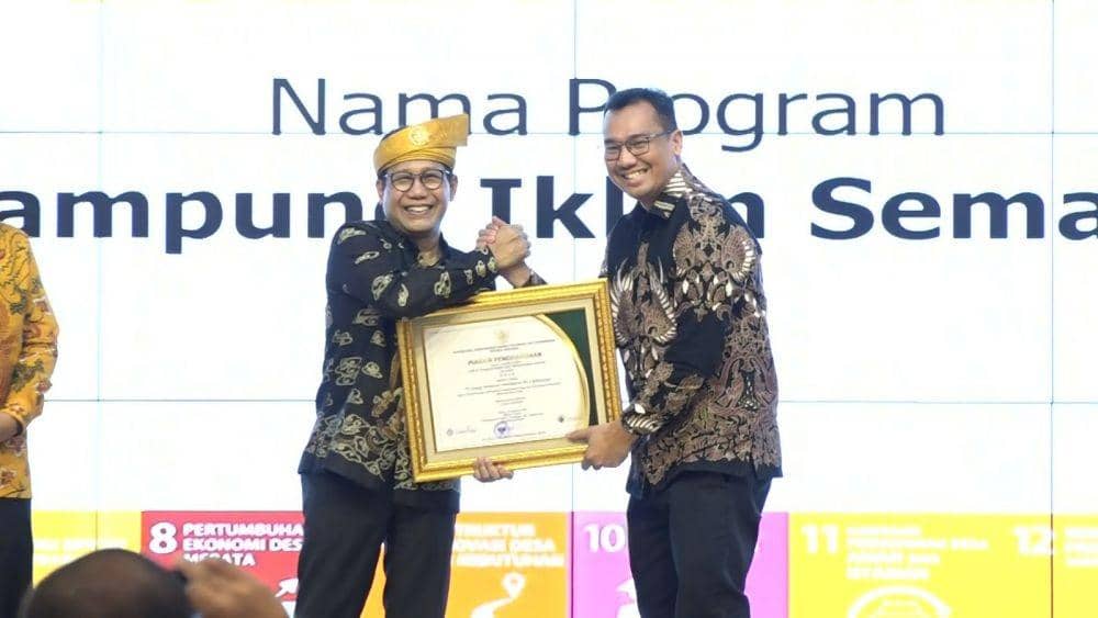 Pertamina Balikpapan Terima Penghargaan dari Kementerian Desa