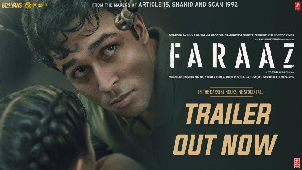 poster film Faraaz (dok. Faraaz/T-Series)