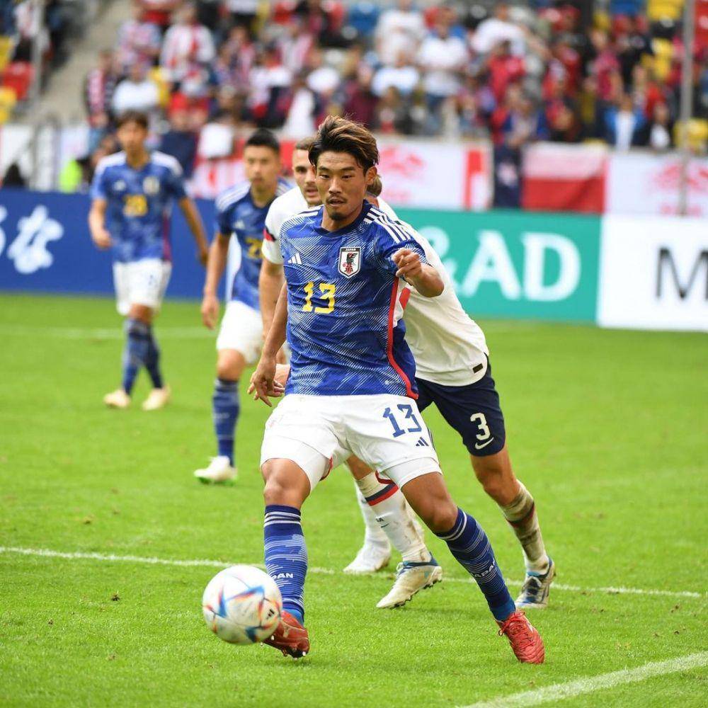 Hidemasa Morita saat berseragam saat membela Timnas Jepang. (instagram.com/mrt_510)