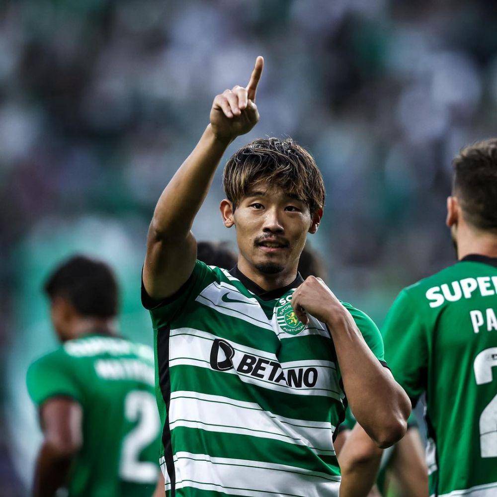 Hidemasa Morita saat berseragam Sporting CP. (instagram.com/mrt_510)