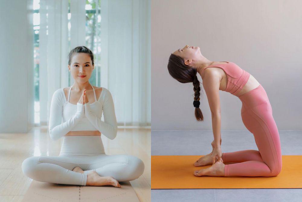 10 Potret Atletis Olivia Jensen saat Olahraga Yoga, Hot Mama!
