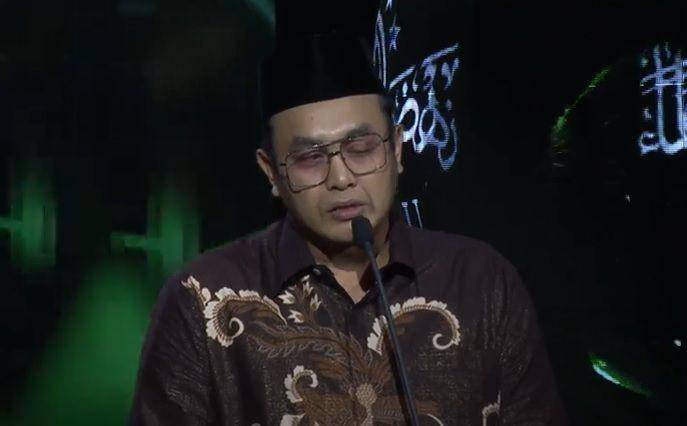 Komedian Gilang Dirga tiru sosok Gus Dur (YouTube/TV NU)