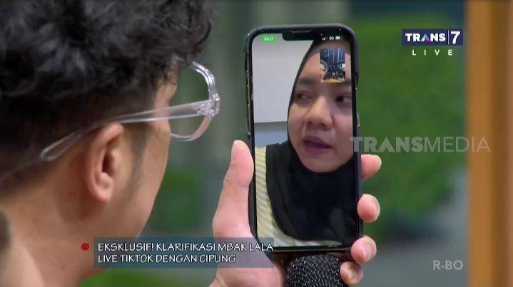 momen Lala klarifikasi (YouTube.com/TRANS7 OFFICIAL)