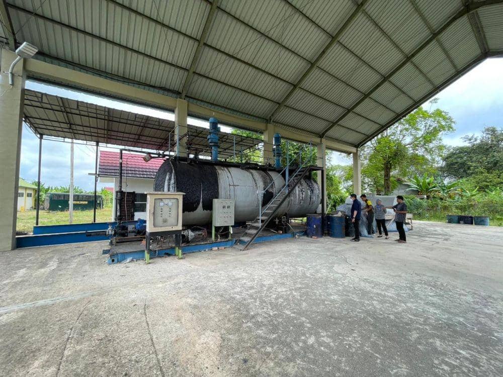 Pabrik Aspal Karet Beroperasi Lagi, Bisa Hasilkan 14 Ton Lateks