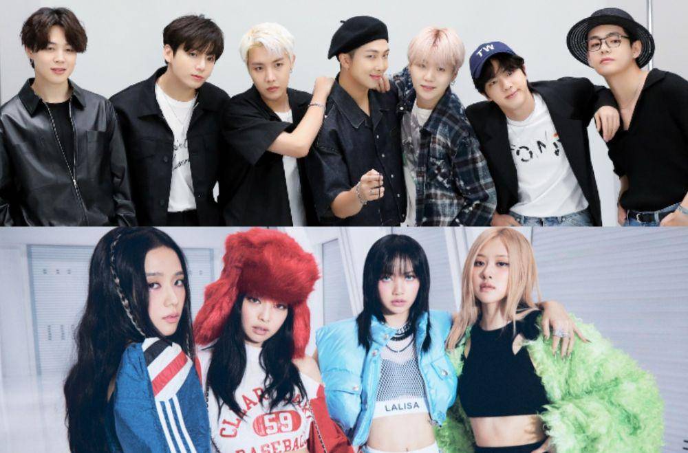 BTS (post.naver.com/빅히트 뮤직) | BLACKPINK (twitter.com/ygofficialblink)