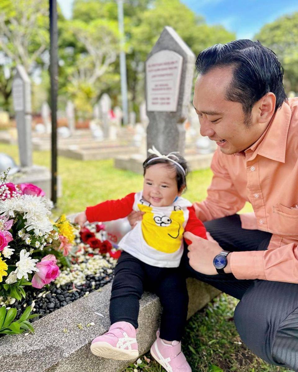 Aliya Rajasa berziarah ke makam Ani Yudhoyono (instagram.com/ruby_26)