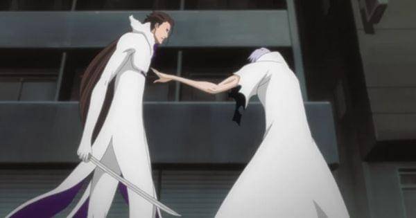 Gin mengaktifkan jurus Bankai miliknya ( Dok. Pierrot / Bleach )