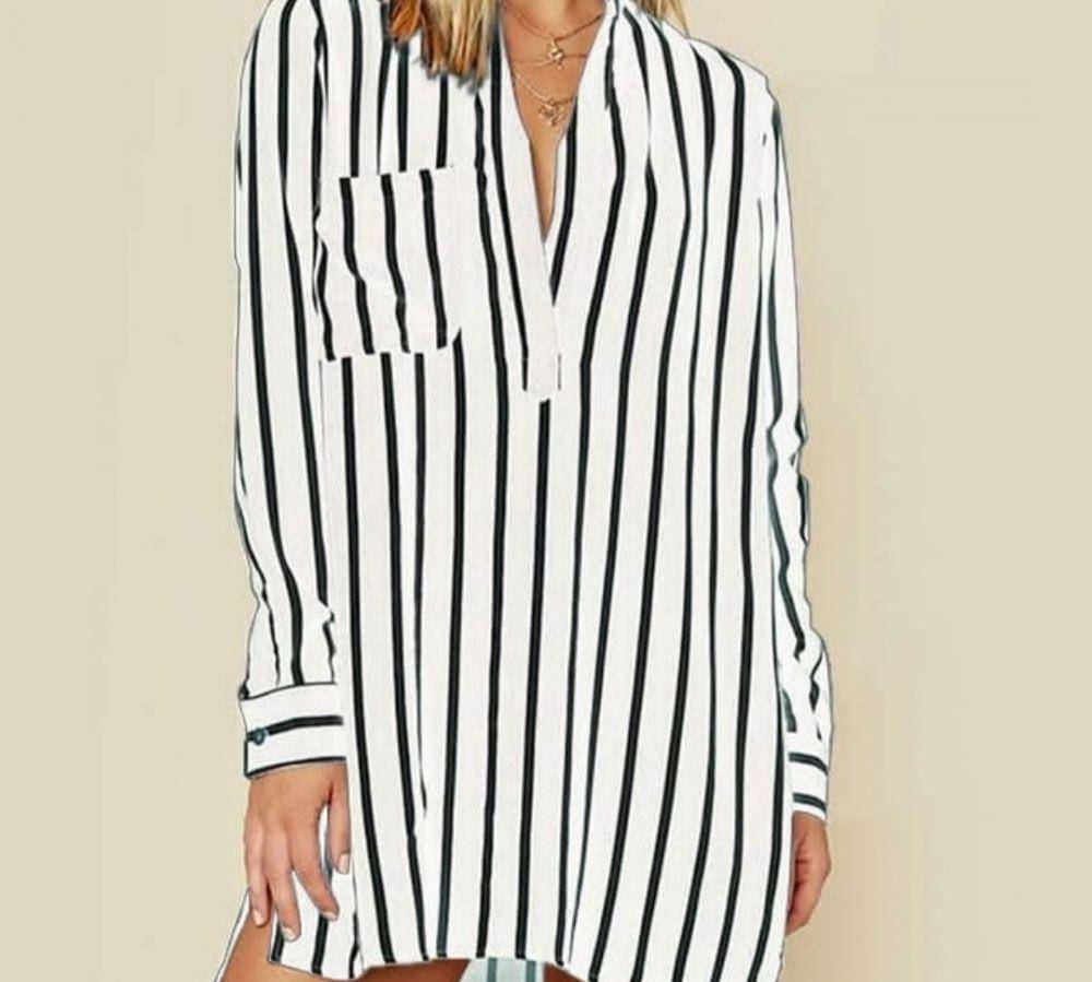 ilustrasi loose shirt dress(instagram.com/timelesstrendzz)