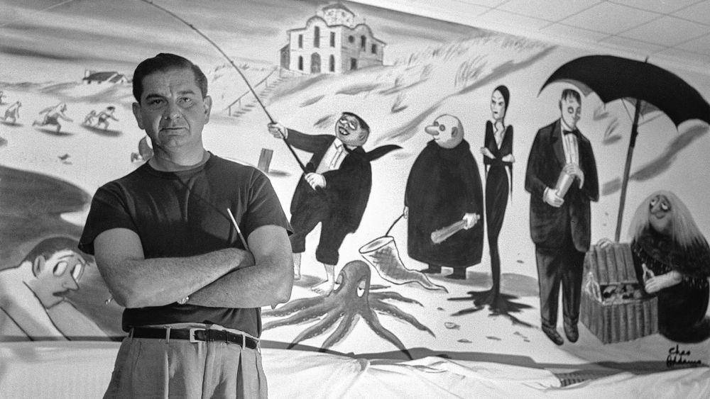 potret Charles Addams (misstechin.com)
