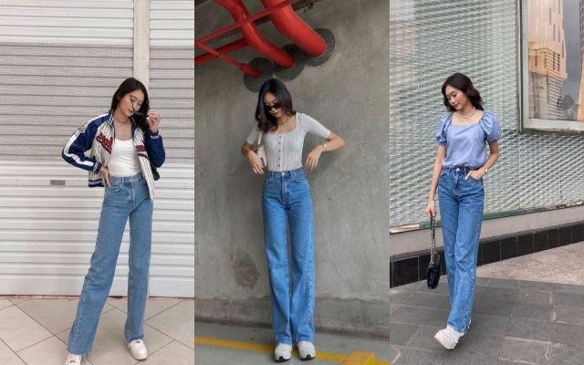 9 Mix and Match Straight Jeans ala Fey Zee, Tampak Semampai!
