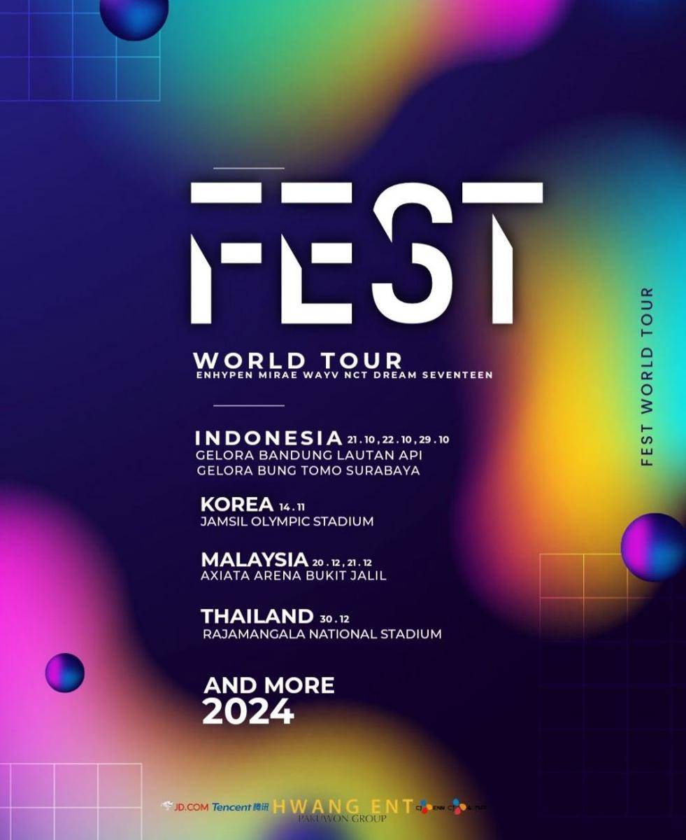 poster Fest World Tour (twitter.com/hwangent)