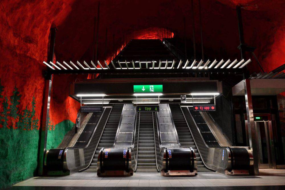 ilustrasi Stasiun Solna Centrum di Stockholm (pexels.com/Jan Židlický)