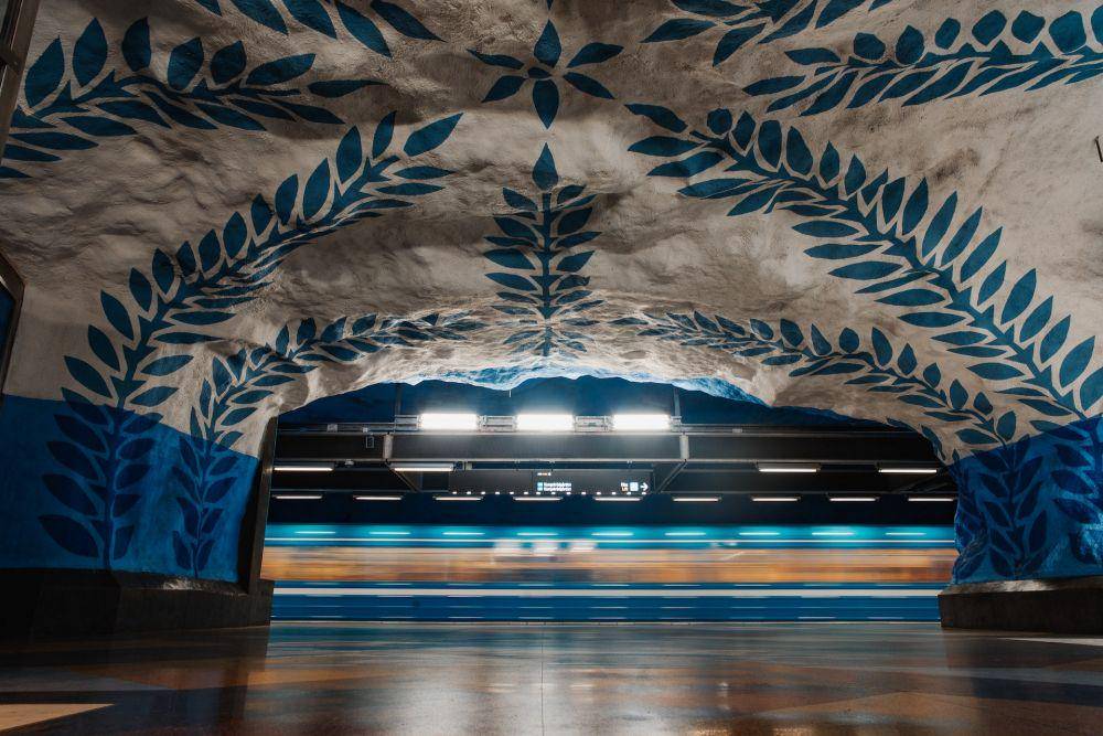 ilustrasi Stasiun T-Centralen di Stockholm (pexels.com/Max Avans)