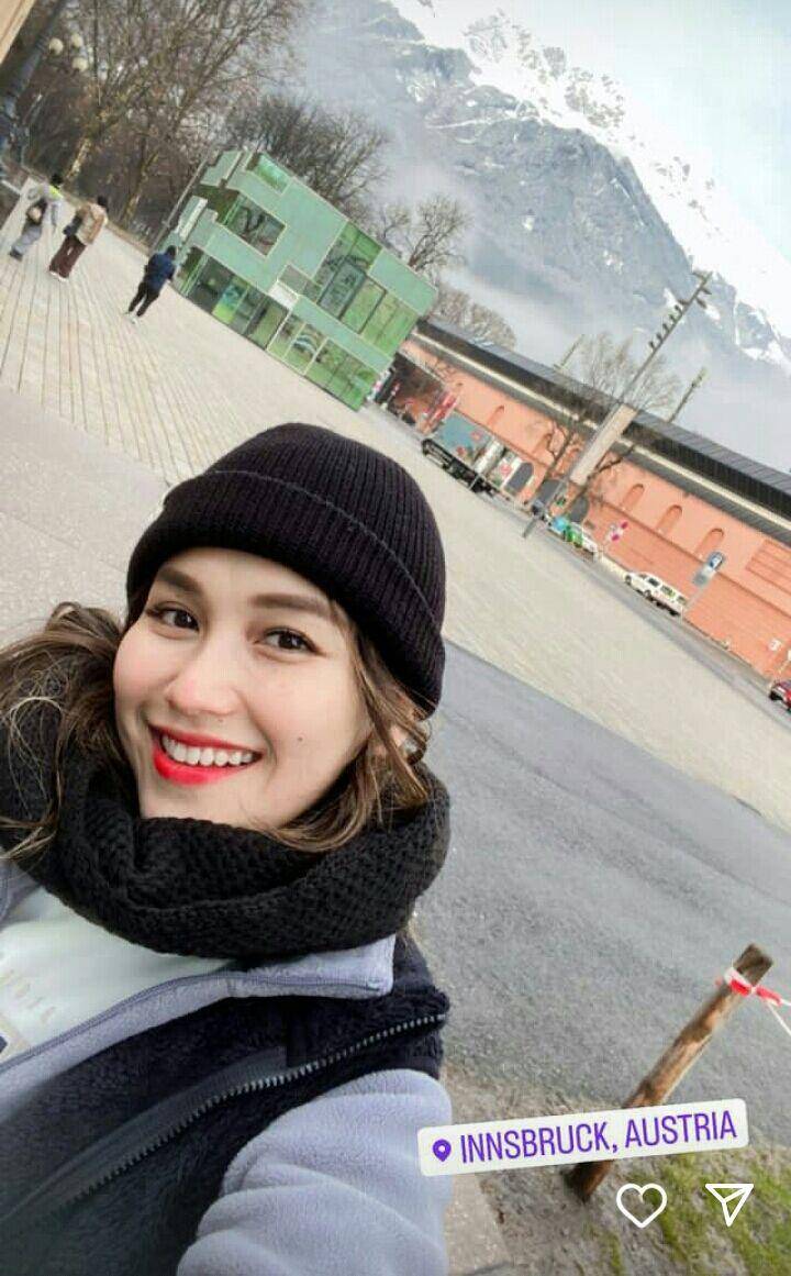 Ayu Ting Ting di Austria (instagram.com/ayutingting92)