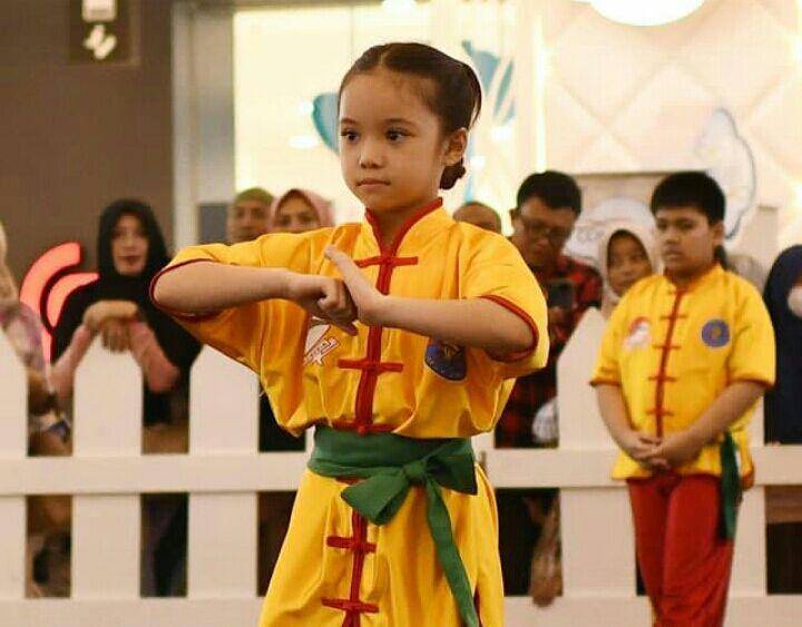 Gempita ikut kejuaraan wushu. (Instagram.com/gisel_la)