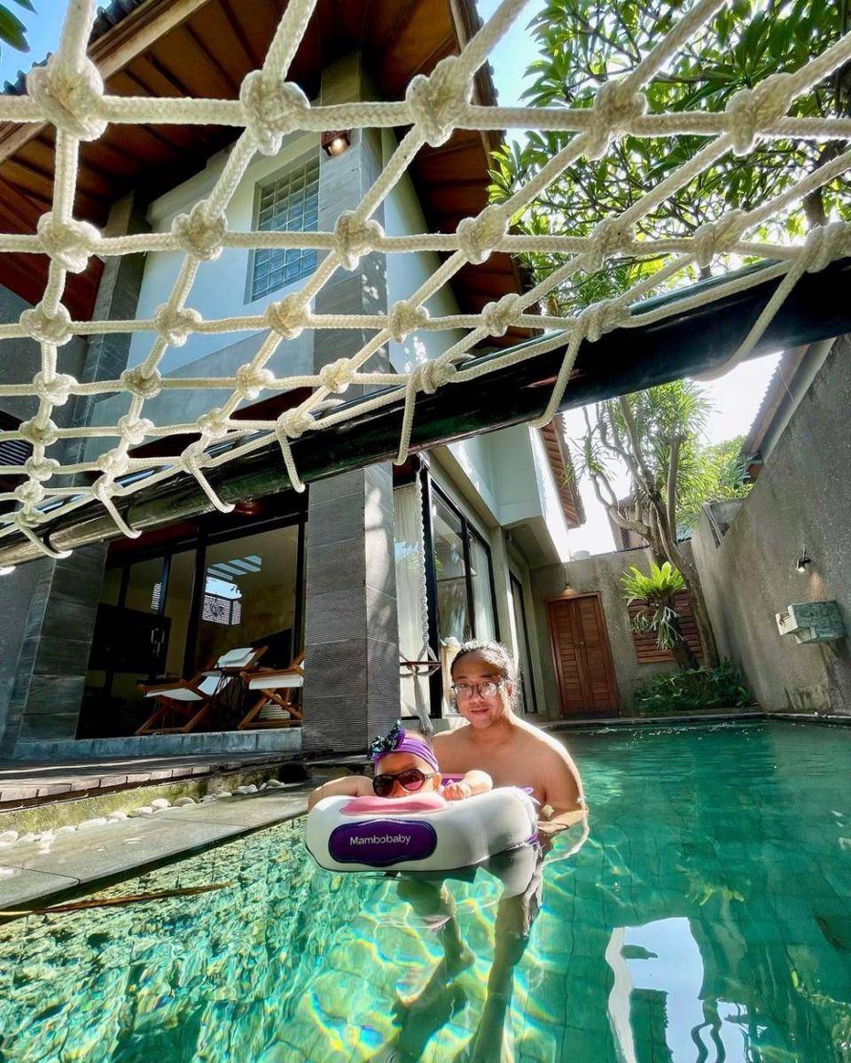 Liburan keluarga Dhea Ananda di Bali (instagram.com/dea_ananda)