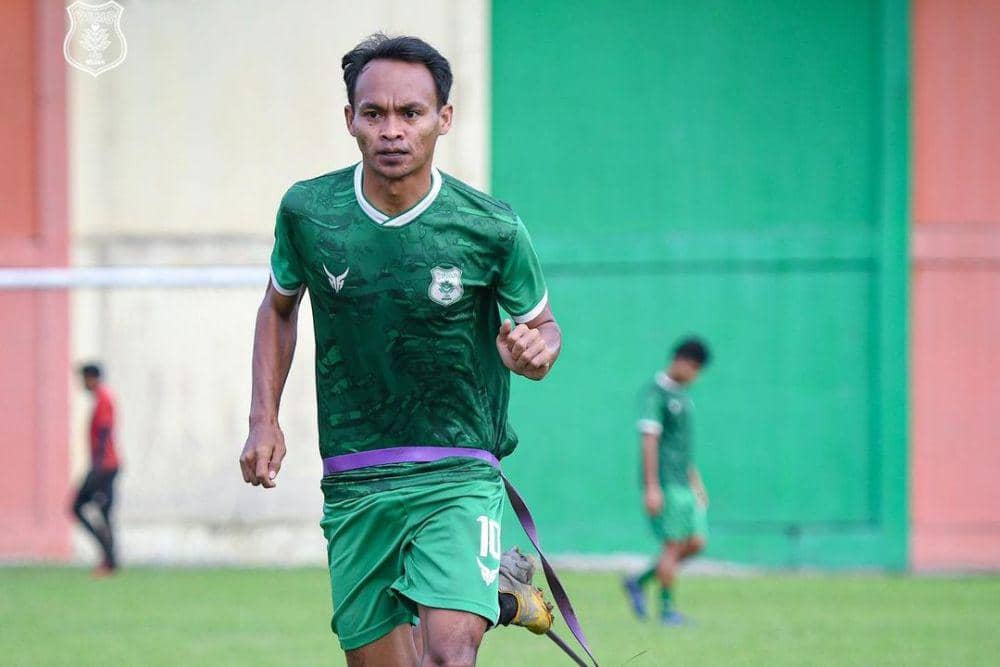 Iman Budi Hernandi sebagai pemain baru Arema FC dari PSMS Medan di paruh musim Liga 1 2022/2023. (instagram.com/official_psmsmedan)