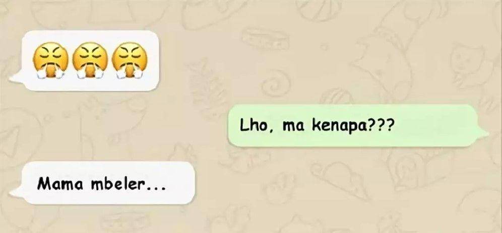 momen salah pilih emoticon (instagram.com/receh.id)