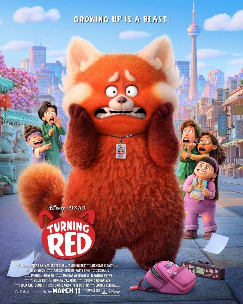 poster Turning Red (dok. Disney Studio/Turning Red)