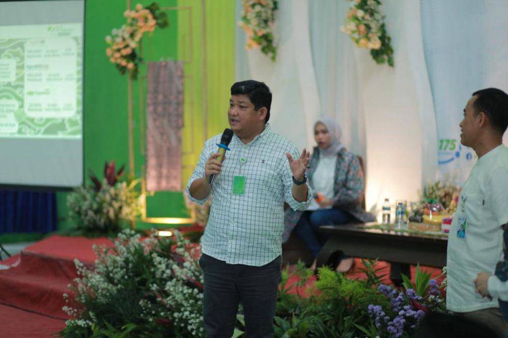 Direktur Kepesertaan BPJAMSOSTEK Zainudin memaparkan bahwa peserta BPJS Ketenagakerjaan terdapat banyak manfaat. (Dok. BPJAMSOSTEK)