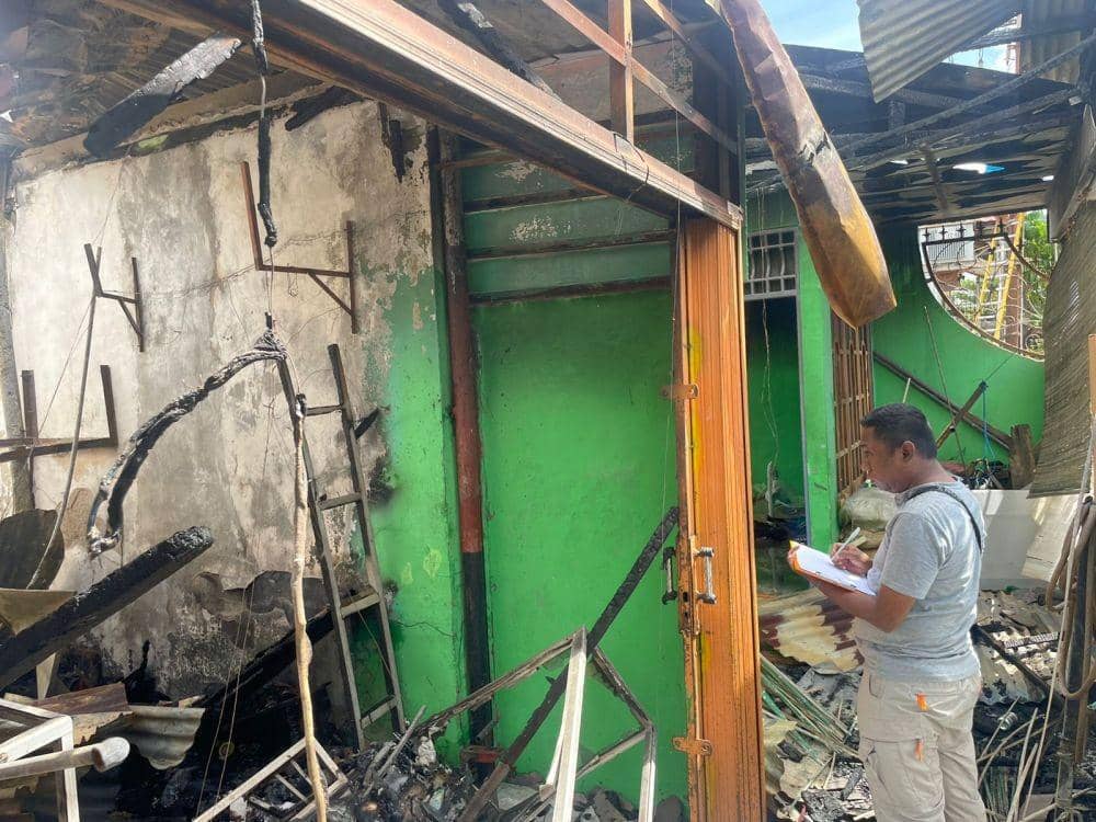 Polisi saat olah TKP, IDN Times/ Istimewa