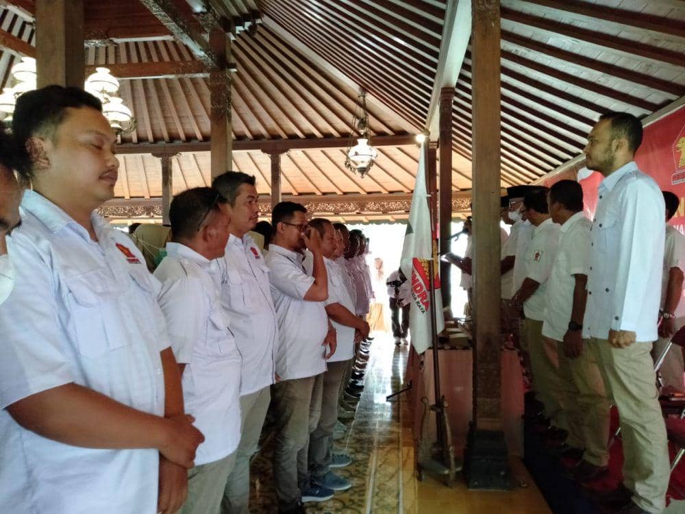 Pelantikan PAC dan PAR Gerindra Bantul.(IDN Times/Daru)