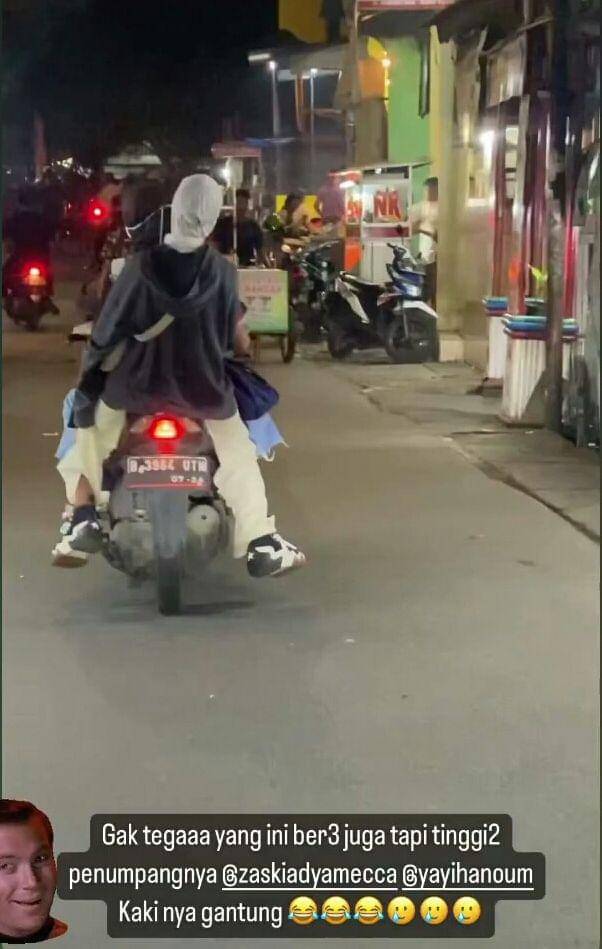 perjuangan Hanung Bramantyo nonton Dewa 19 (instagram.com/zaskiaadyamecca)