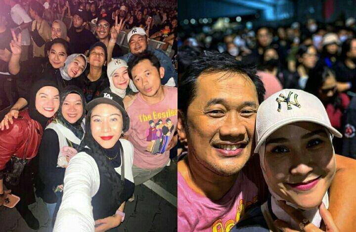 perjuangan Hanung Bramantyo nonton konser Dewa 19 (instagram.com/zaskiaadyamecca | instagram.com/hanungbramantyo)
