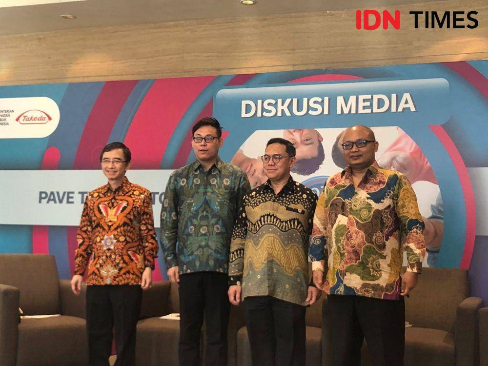 ilustrasi diskusi media bersama Takeda dan Kemenkes RI (IDN Times/Rifki Wuda Sudirman)
