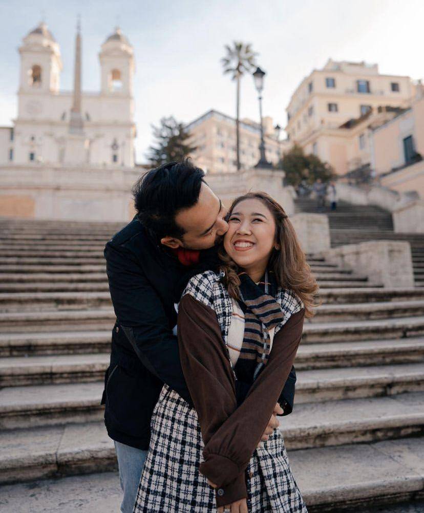 pemotretan honeymoon Kiky Saputri dan Muhammad Khairi (instagram.com/kikysaputrii)