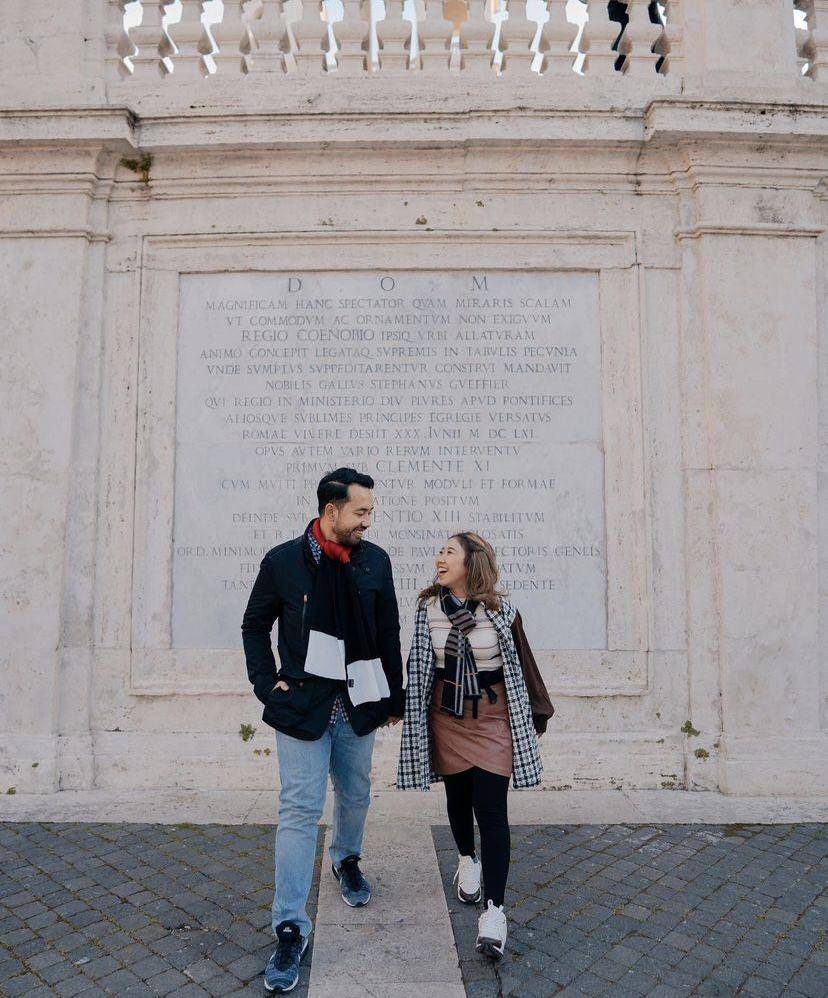 pemotretan honeymoon Kiky Saputri dan Muhammad Khairi (instagram.com/kikysaputrii)