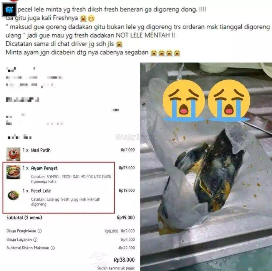 menyesal beli makan dan minuman (twitter.com/askrlfess)