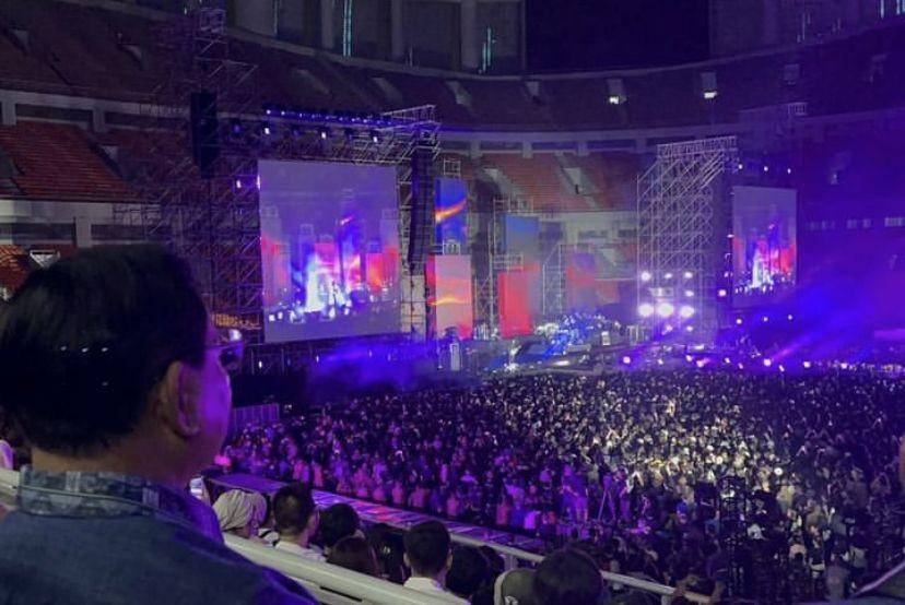 potret Prabowo nonton konser dewa 19 (instagram.com/prabowo)