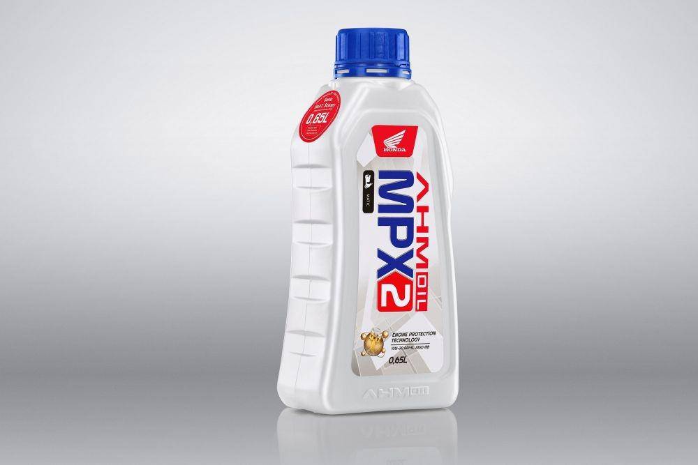 Oli AHM MPX2 kemasan baru 0,65L (dok. AHM)