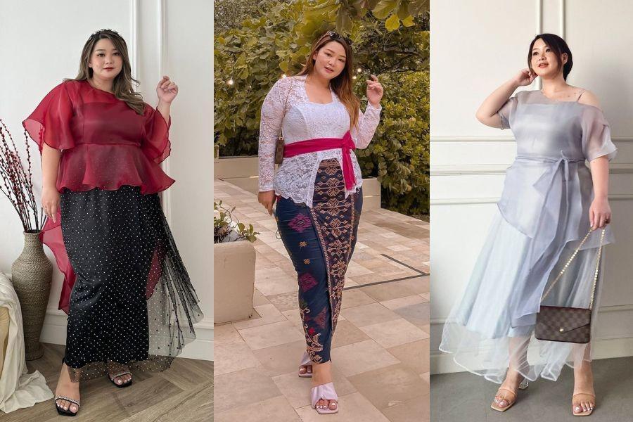 10 Busana Kondangan ala Influencer Renee Tan, Cocok untuk Tubuh Curvy!