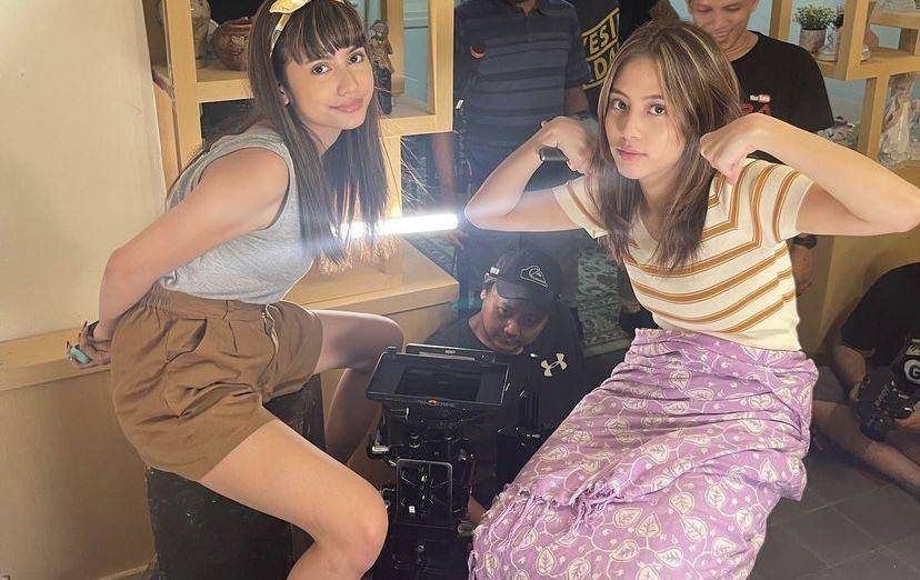 potret di balik layar pemain film YOLO (instagram.com/zaraadhsty)