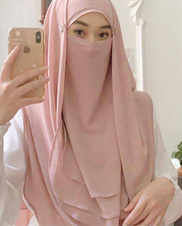 ilustrasi model hijab kekinian (Instagram.com/temporarery)