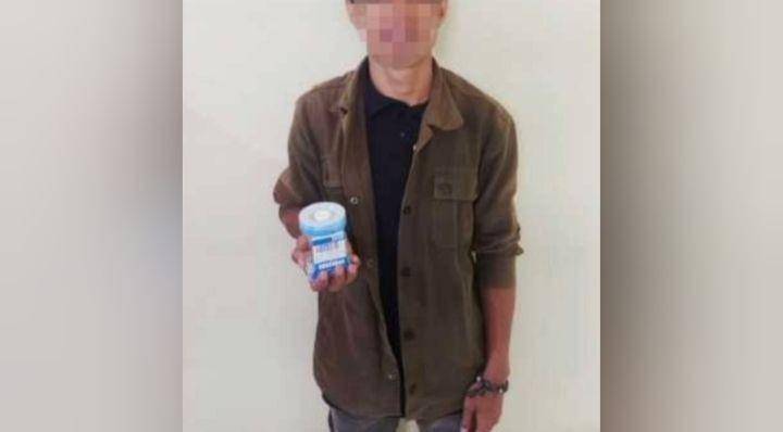 Foto pelaku saat diamankan polisi (Dok/Polres Bima)