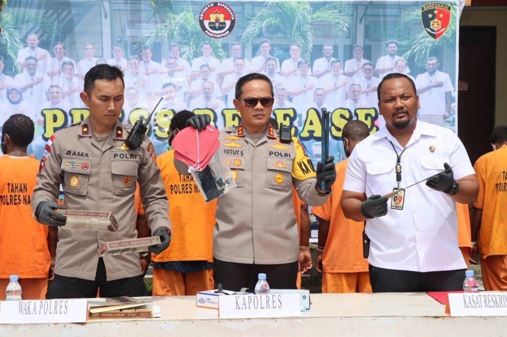 Dalam Sebulan, Polres Nabire Tangkap 11 Pelaku Pencurian