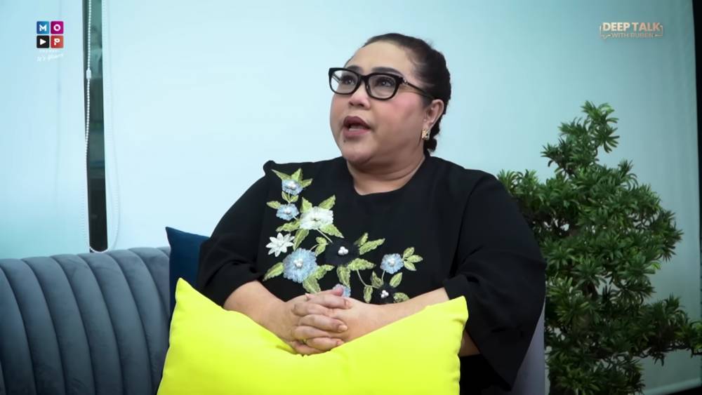 Nunung dalam acara Deep Talk With Ruben (YouTube.com/MOP Channel)