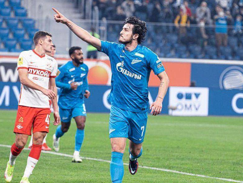 Sardar Azmoun berseragam Zenit Saint Petersburg. (instagram.com/sardar_azmoun)