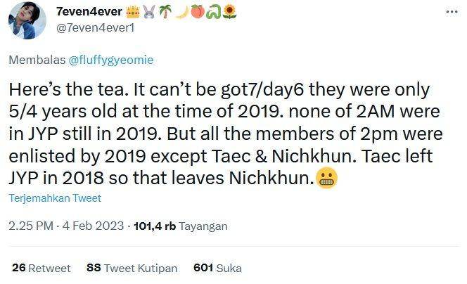Kisah viral artis JYP Entertainment (Twitter.com/7even4ever1/)
