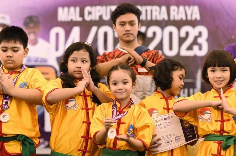 momen Gempita juara 1 wushu (instagram.com/gisel_la)