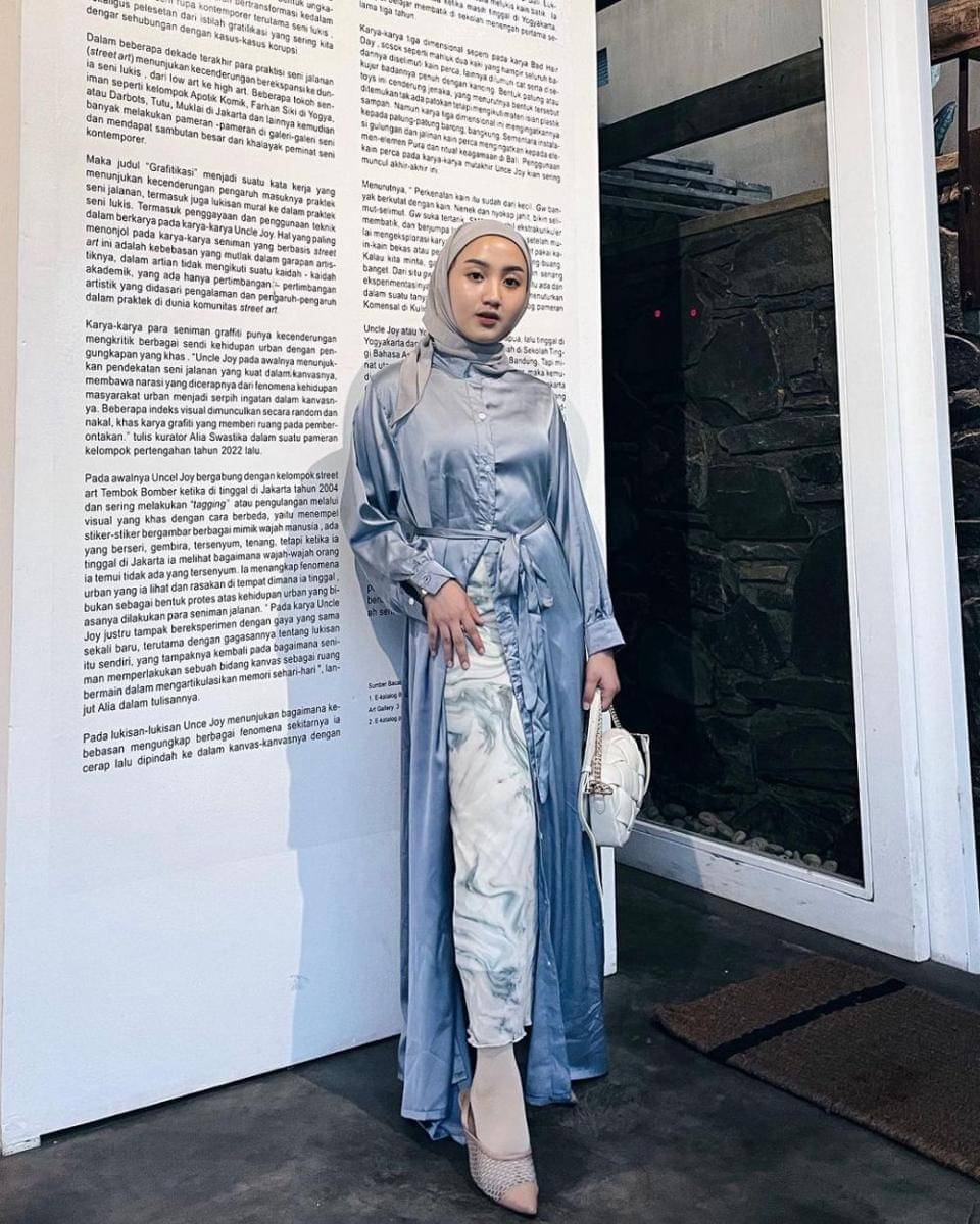inspirasi outfit dress hingga organza ala Thafanya Sabila (instagram.com/thafanyads)