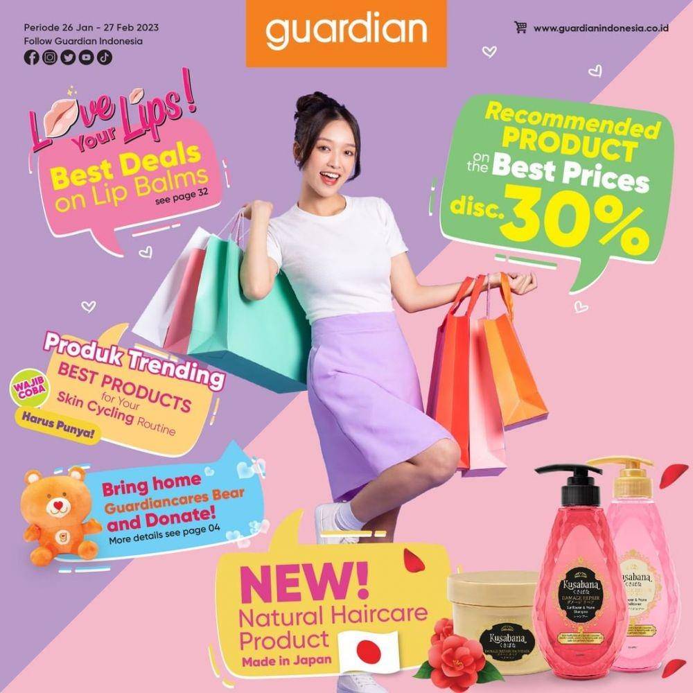 Promo skincare dan makeup Februari 2023. (instagram.com/guardian_id)