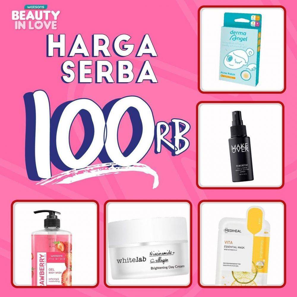Promo skincare dan makeup Februari 2023. (instagram.com/watsonsindo)