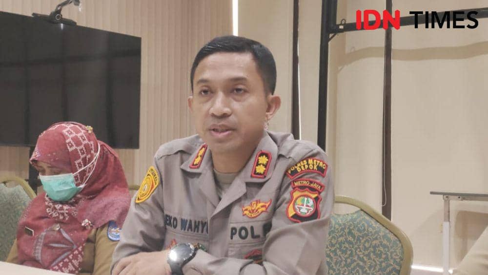 Waka Polres Metro Depok, AKBP Eko Wahyu saat ditemui di RSUD KISA Depok. (IDNTimes/Dicky)