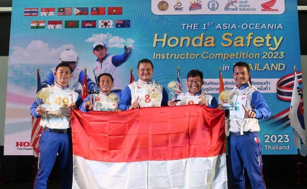 Instruktur Honda Ukir Prestasi di Kompetisi Safety Riding Asia & Ocean