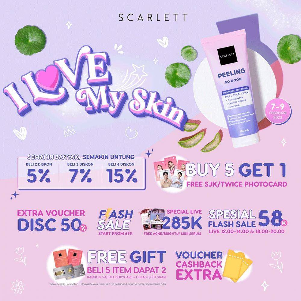 Promo skincare dan makeup Februari 2023. (shopee.co.id)