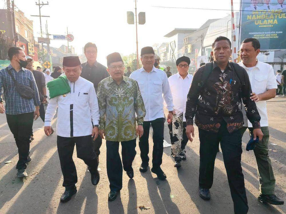 Mantan Wakil Presiden RI, Jusuf Kalla saat menghadiri acara Hari Lahir 1 Abad NU (dok istimewa)